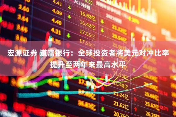 宏源证券 道富银行：全球投资者将美元对冲比率提升至两年来最高水平