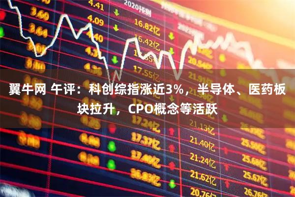 翼牛网 午评：科创综指涨近3%，半导体、医药板块拉升，CPO概念等活跃